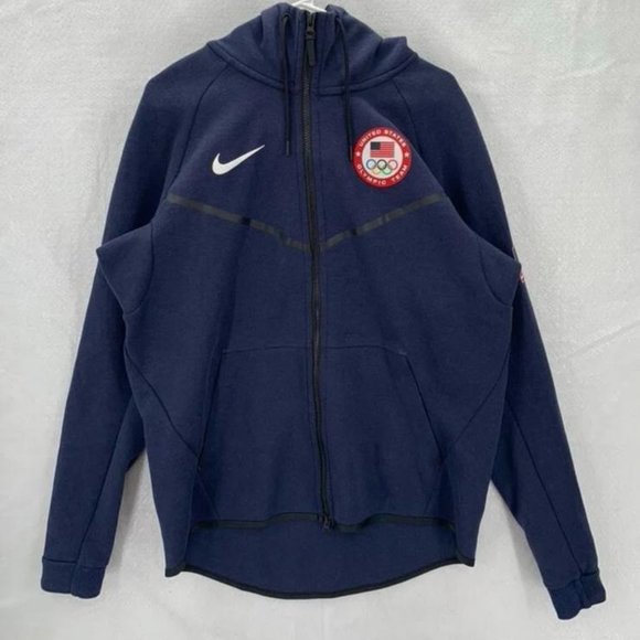 Nike USA Olympic Team Full Zip Hoodie - Large - Picture 1 of 3
